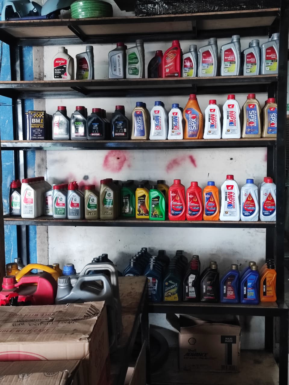 Stok Oli & Sparepart